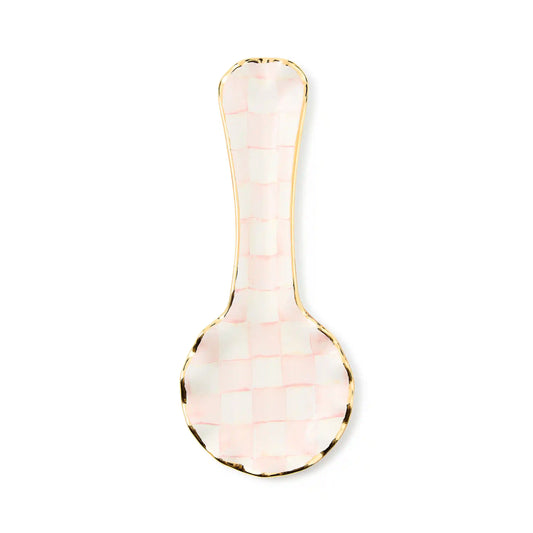 Courtly Check Ceramic Spoon Rest