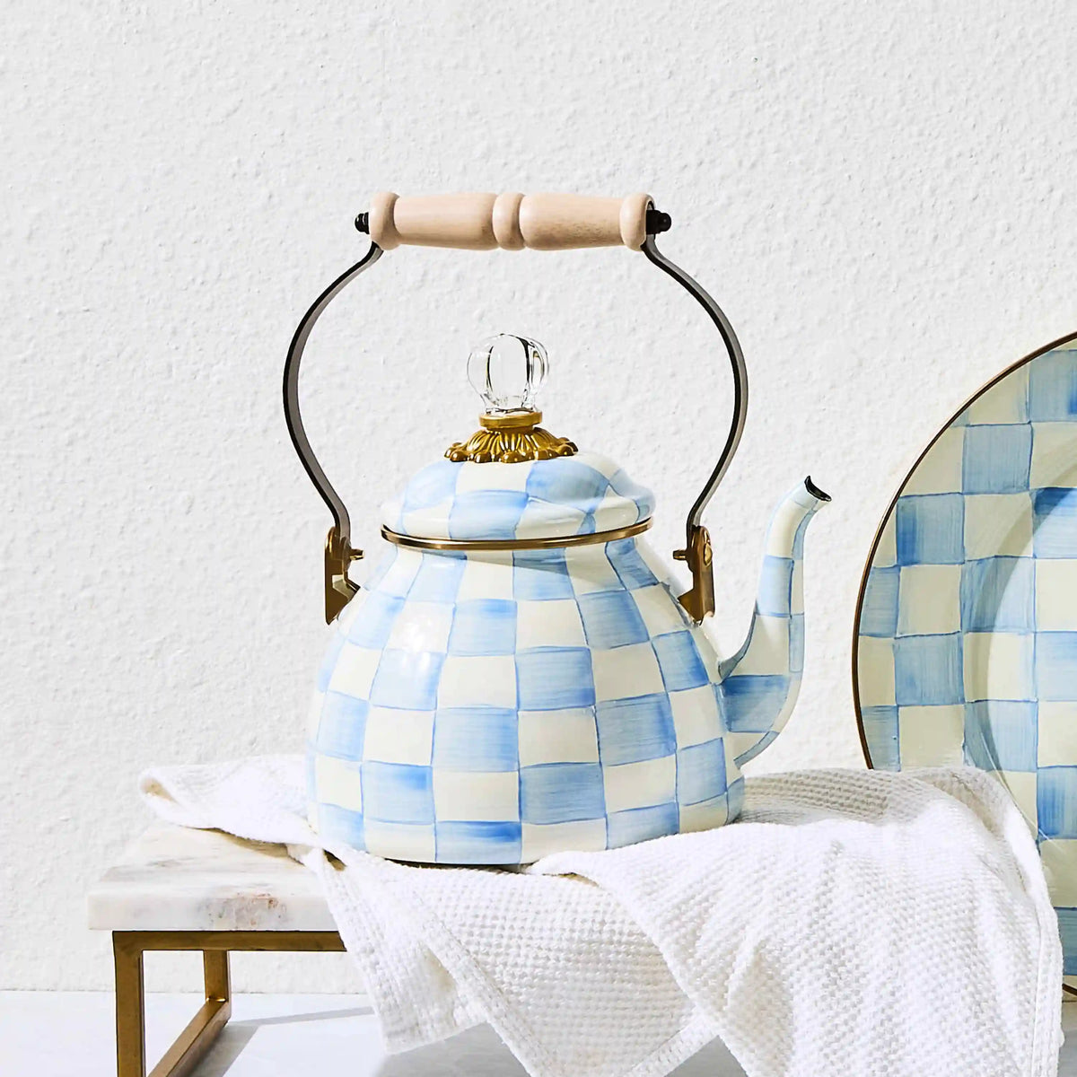Royal Check 2 Quart Tea Kettle