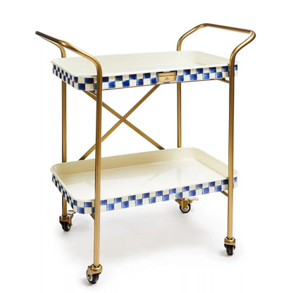 Sterling Check 2-Tier Kitchen Cart