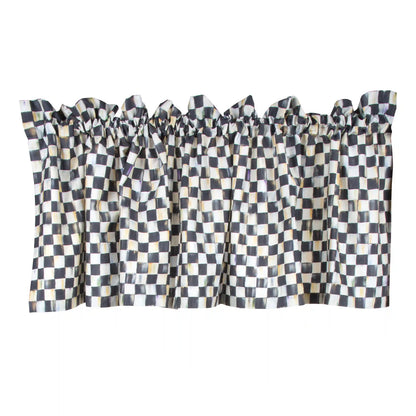 Courtly Check Cafe Valance