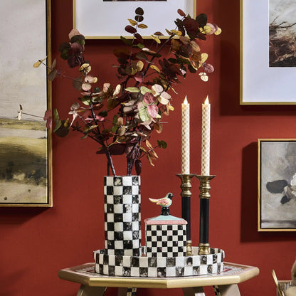 Courtly Check Capiz Vase