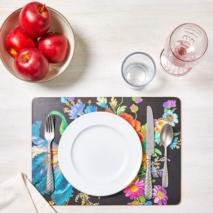 Tartan Violet Cork Back Placemats, Set of 4