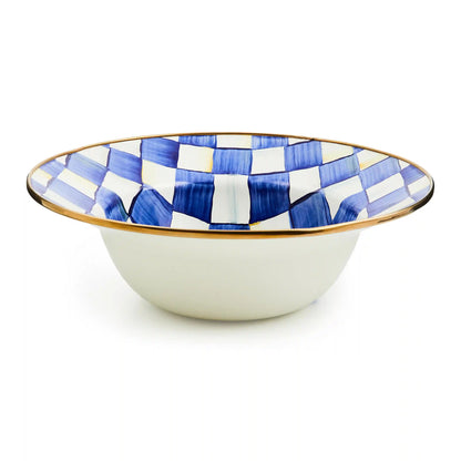 Rosy Check Serving Bowl