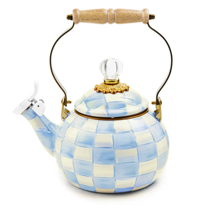 Sterling Check Whistling Tea Kettle