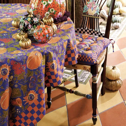 Dark Flower Basket Side Chair