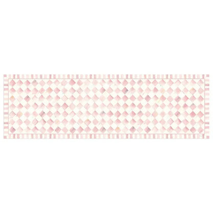 Rosy Check 2'6" x 8' Runner Floor Mat
