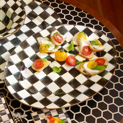 Courtly Check Small Oval Platter