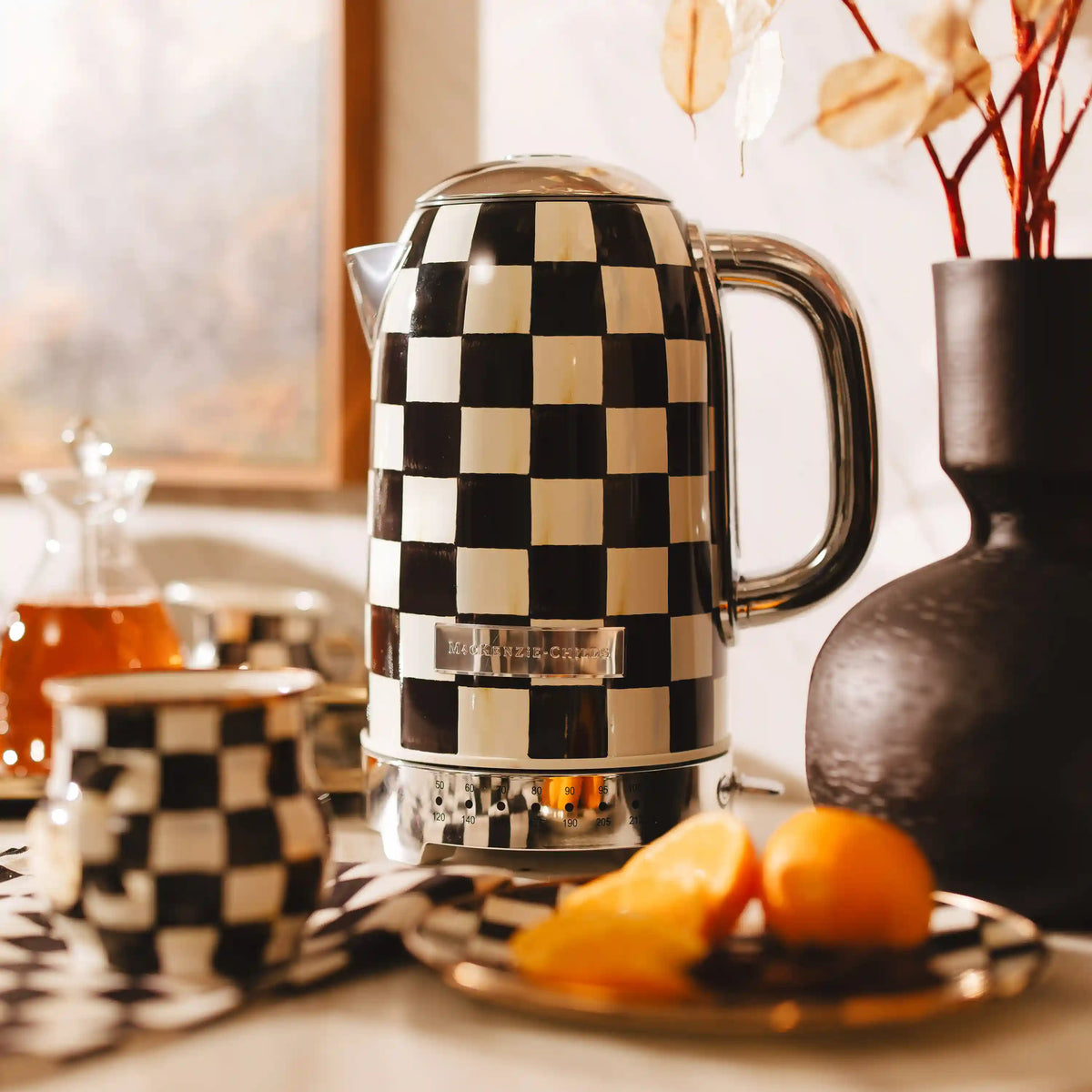 Courtly Flower Market Electric Kettle