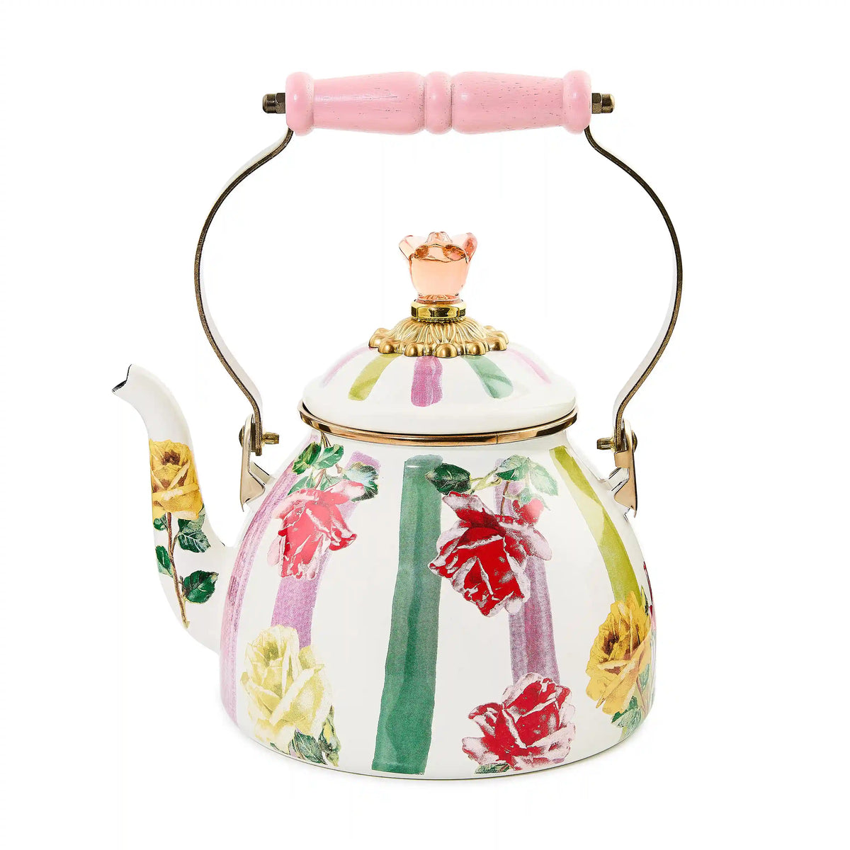 Juniper Check 2 Quart Tea Kettle
