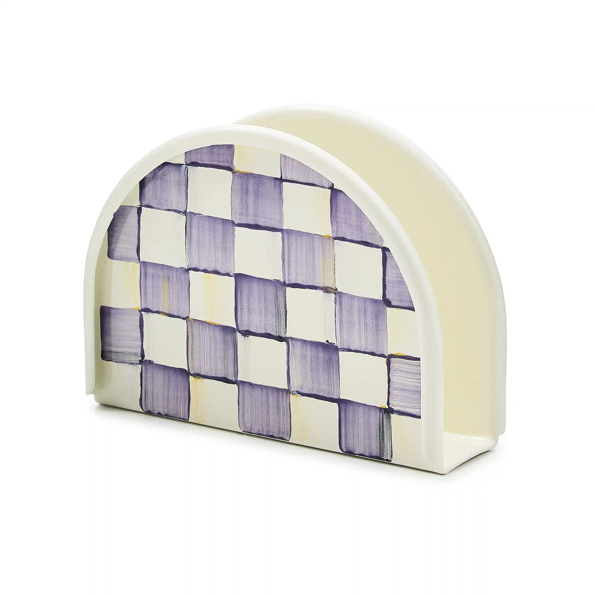 Rosy Check Napkin Holder