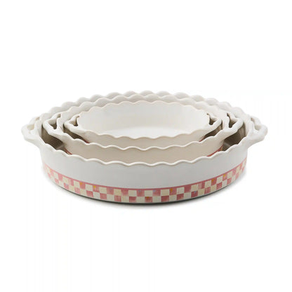 Courtly Check Everyday Small Oval Baker
