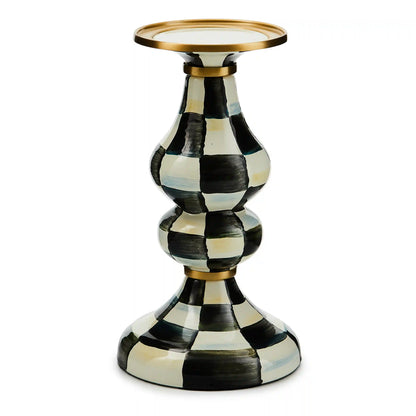 Sky Check Large Pillar Candlestick