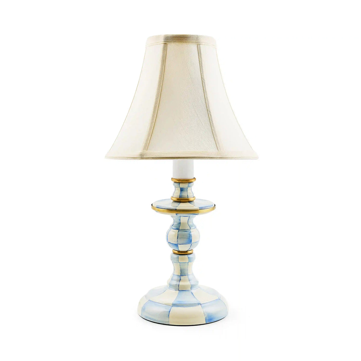 Courtly Check Candlestick Lamp