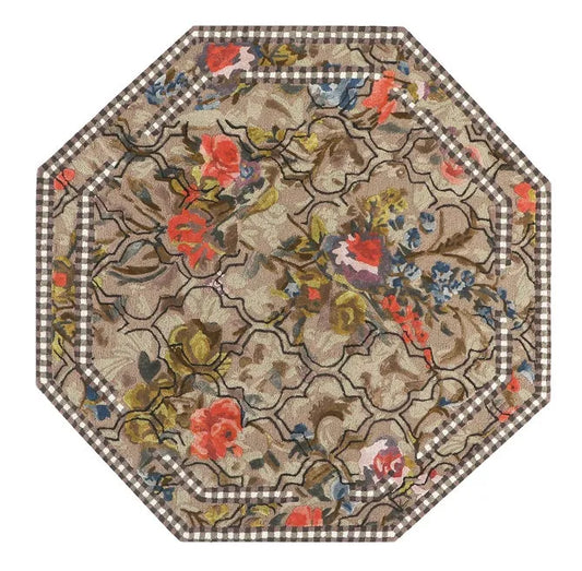 Field Study Floral 6' Octagon Rug