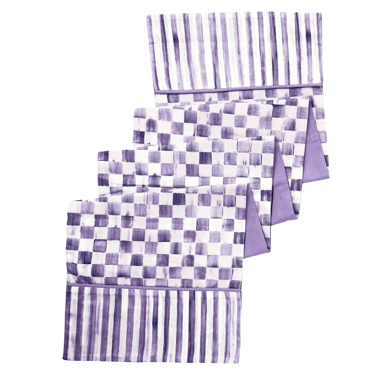 Mocha Check Table Runner