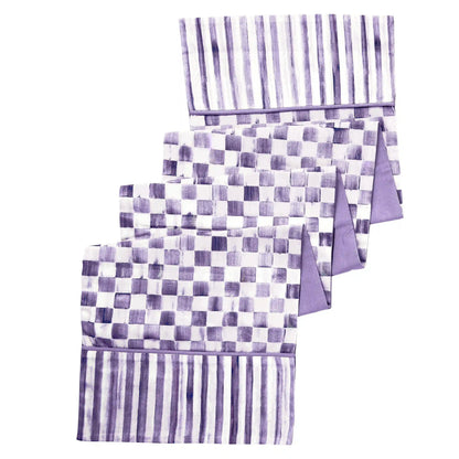 Mocha Check Table Runner
