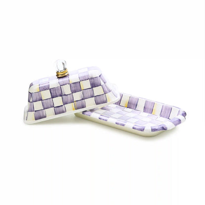 Violet Check Butter Box