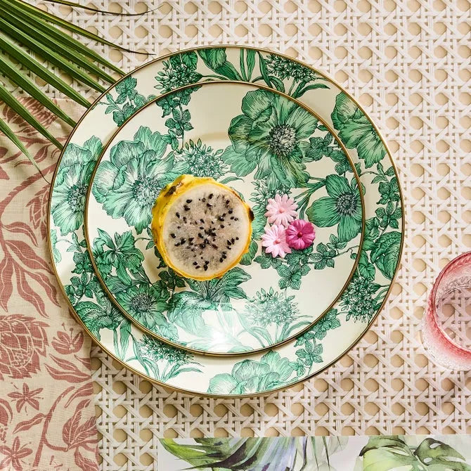 Emerald English Garden Salad Plate