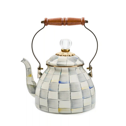 Emerald Check 2 Quart Tea Kettle