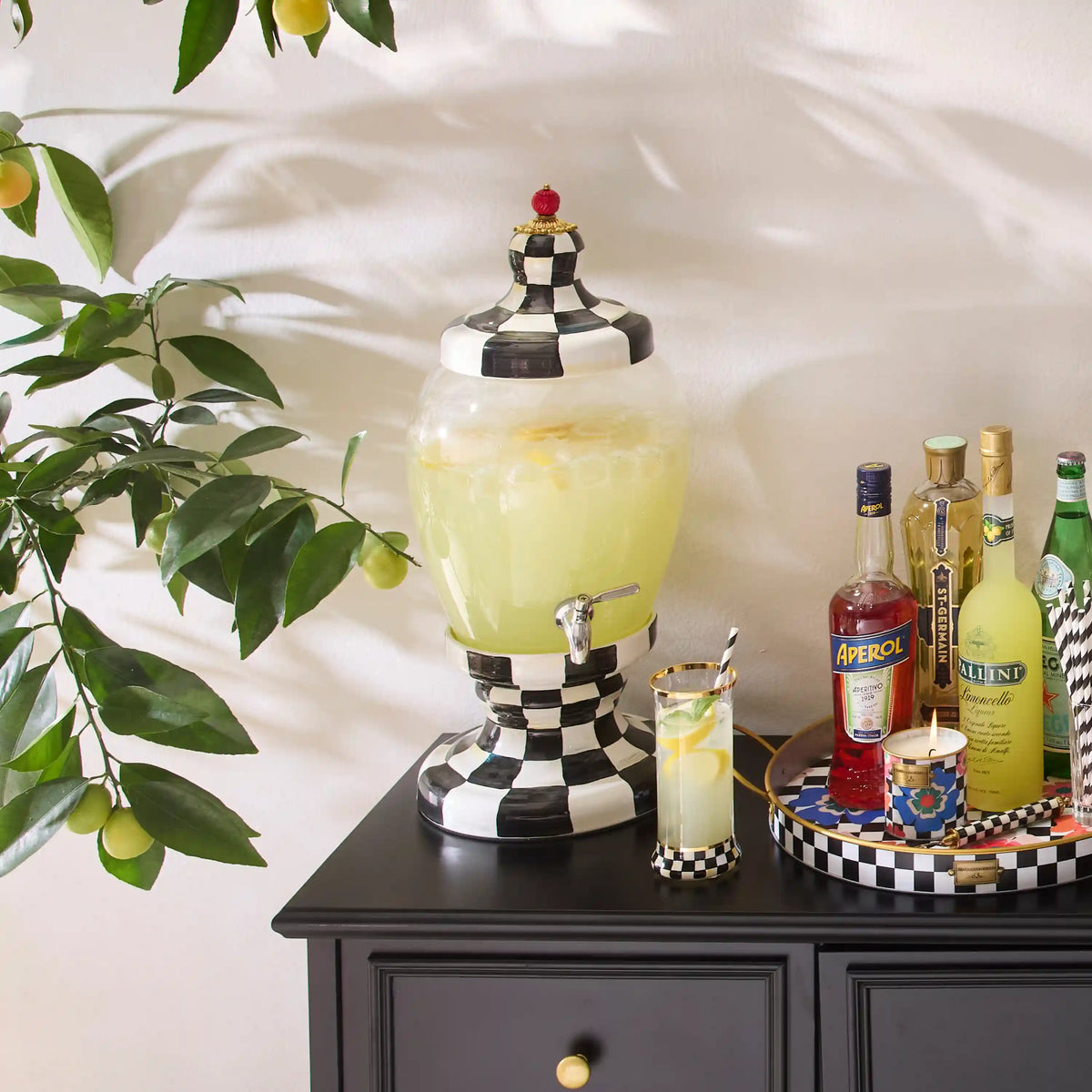 Rosy Check Beverage Hostess