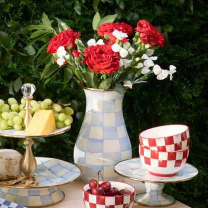 Rosy Check Tall Vase