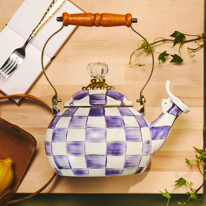 Sterling Check Whistling Tea Kettle