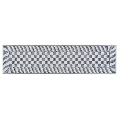 Sterling Check 2'6" x 10' Washable Runner