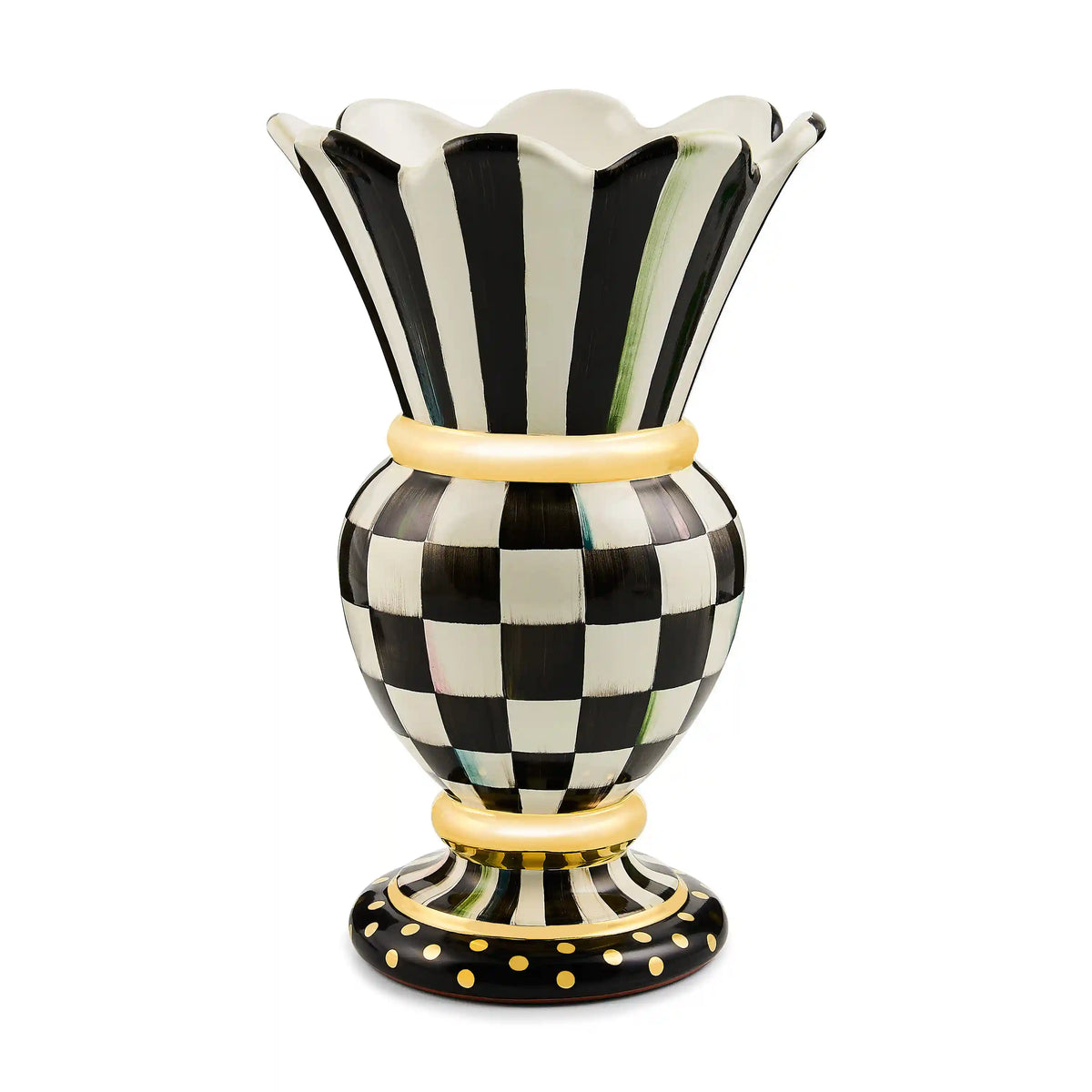 Sterling Check Great Vase
