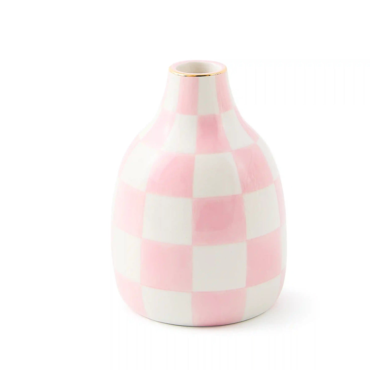 Courtly Check Short Heart Vase
