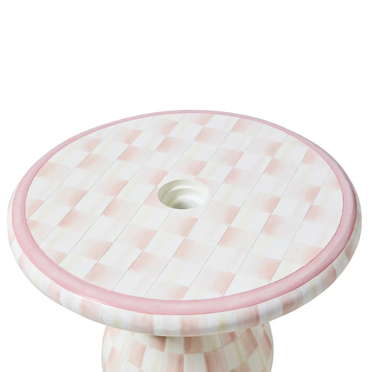 Outdoor Courtly Umbrella Stand Side Table