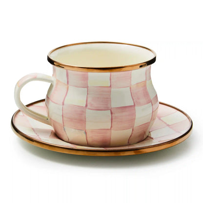 Sky Check Teacup
