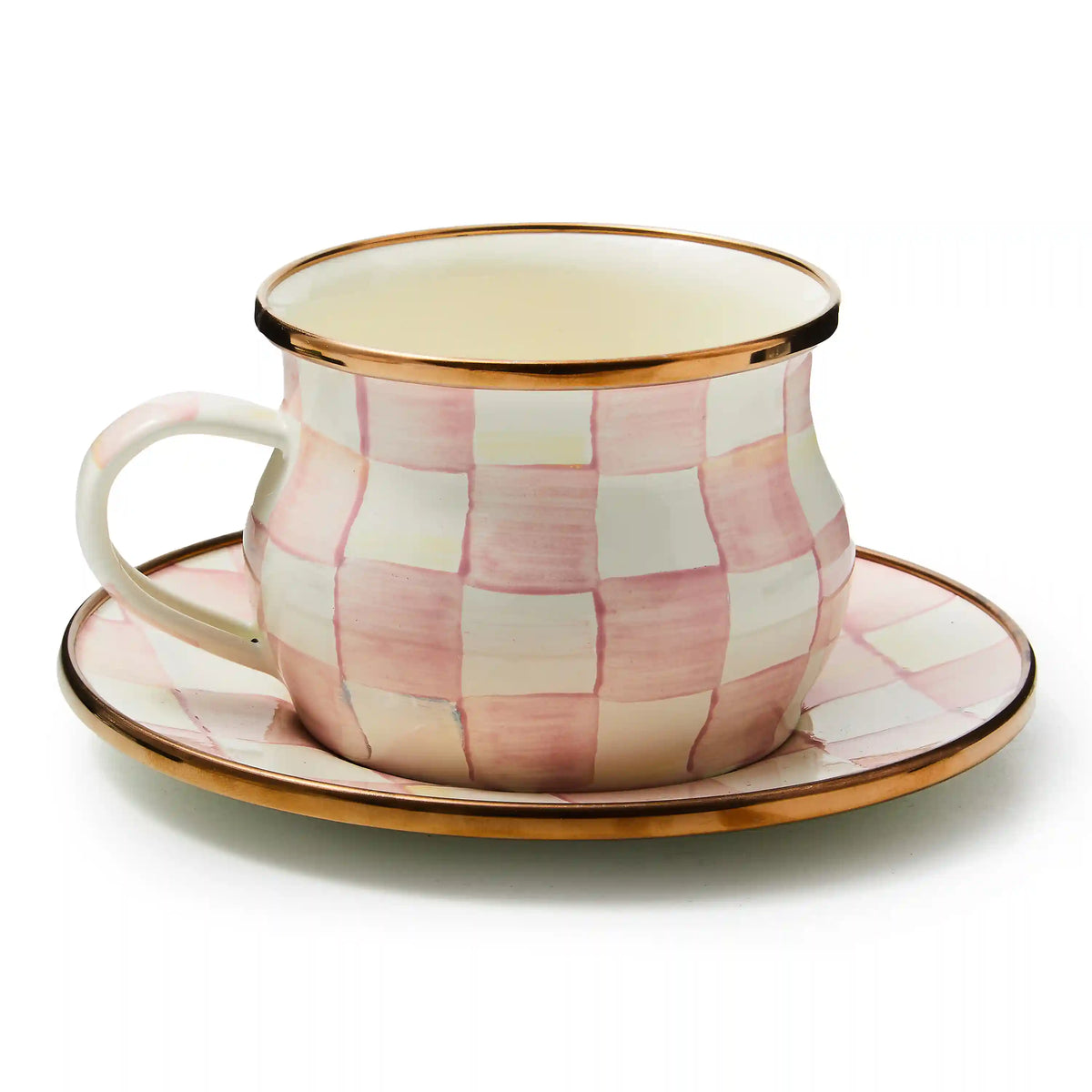 Rosy Check Saucer
