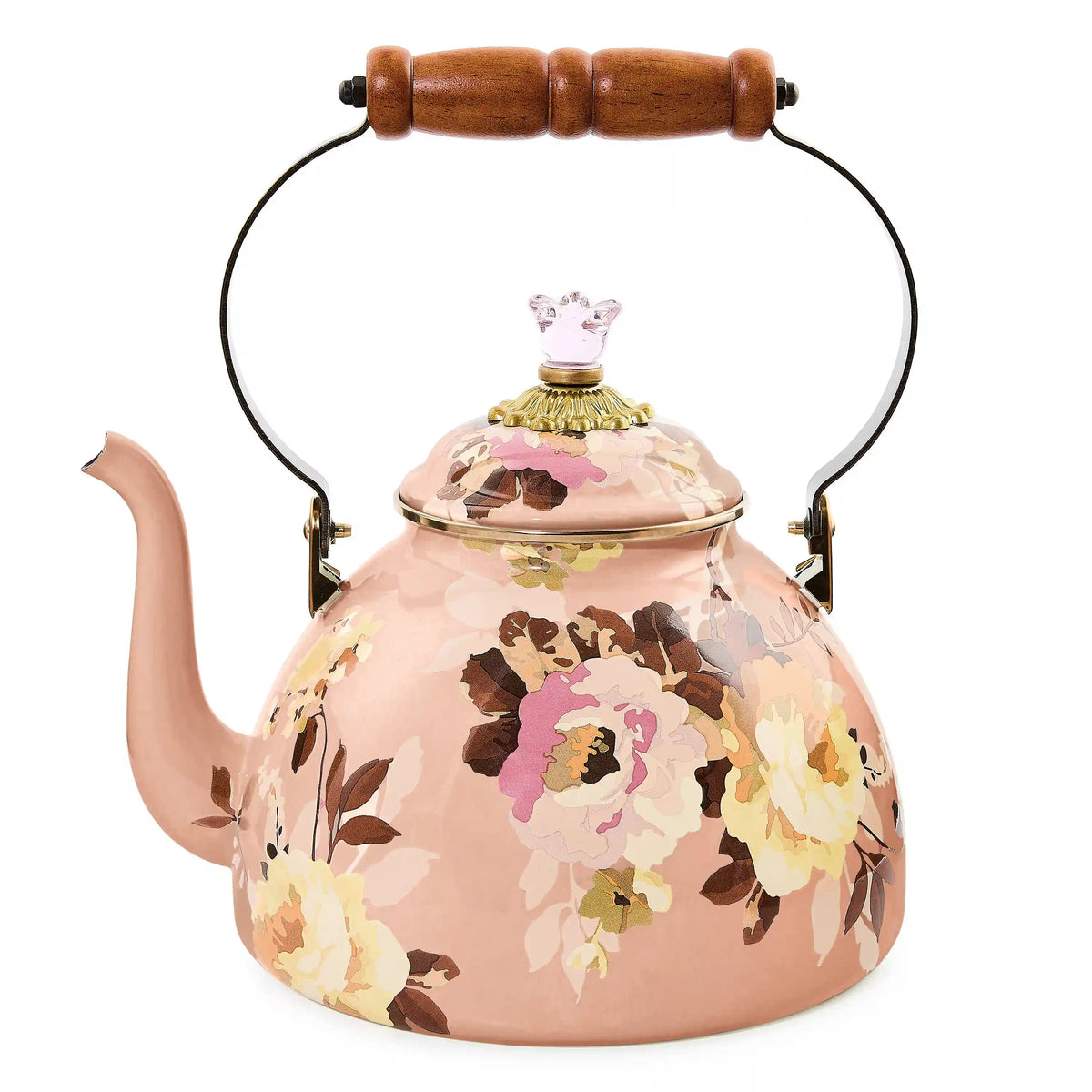 Wildflowers Pink 2 Quart Tea Kettle