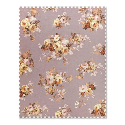 Taupe Wild Rose 8' x 10' Washable Rug