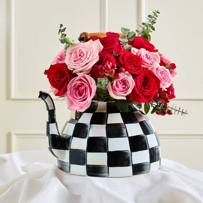 Rosy Check 3 Quart Tea Kettle
