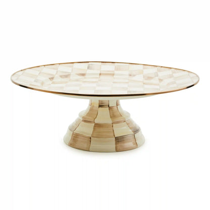 Courtly Check Large Pedestal Platter