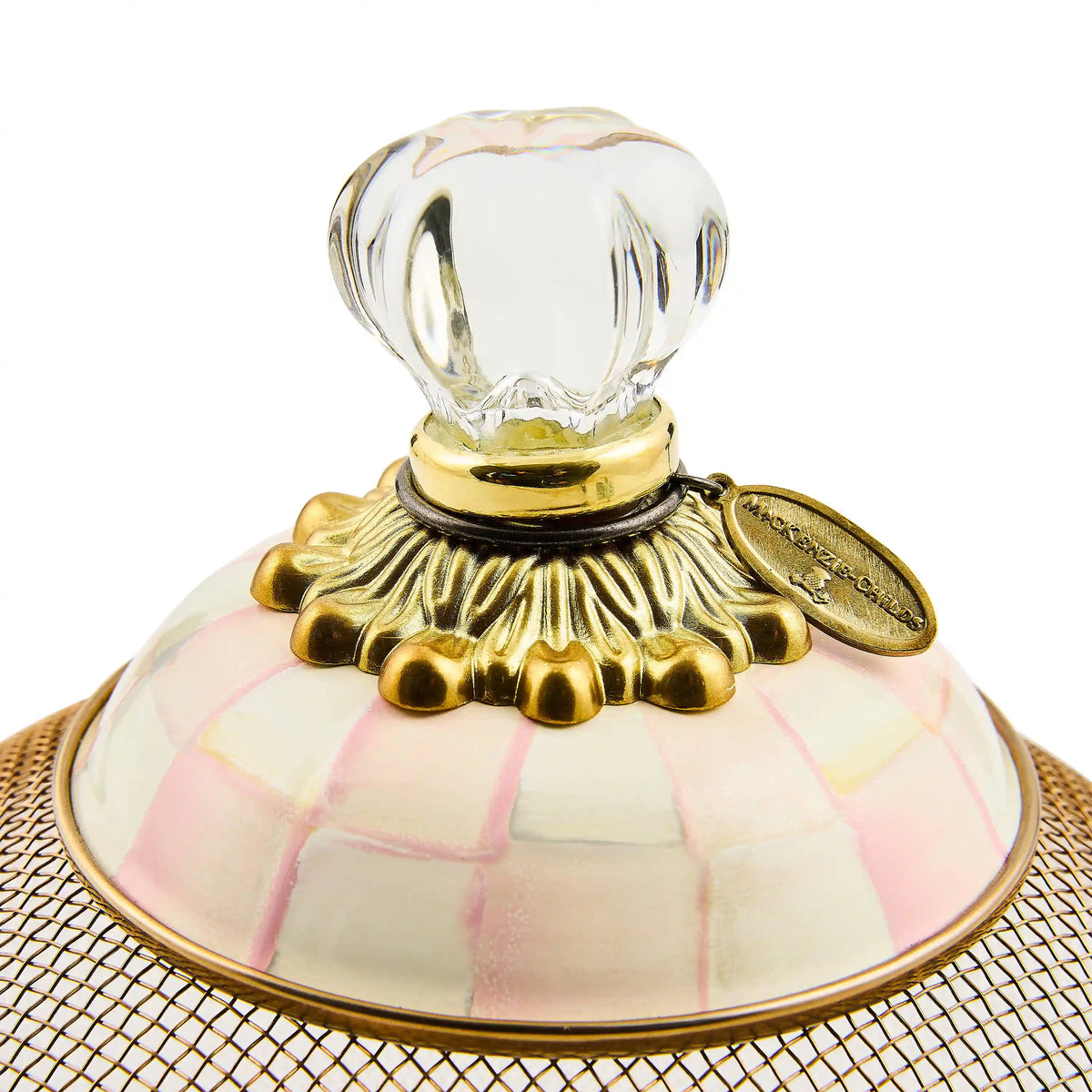 Courtly Check Small Mesh Dome