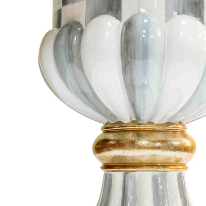Rosy Check Pedestal Urn