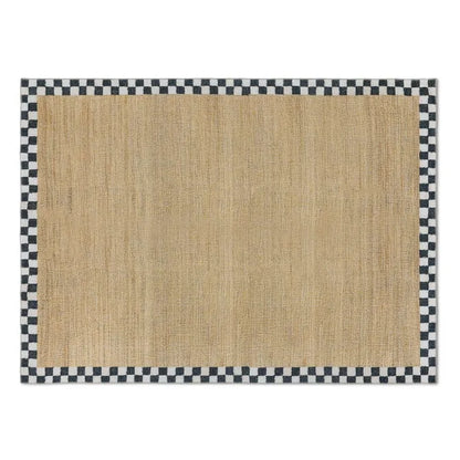 Naturals Check 8' x 10' Washable Rug