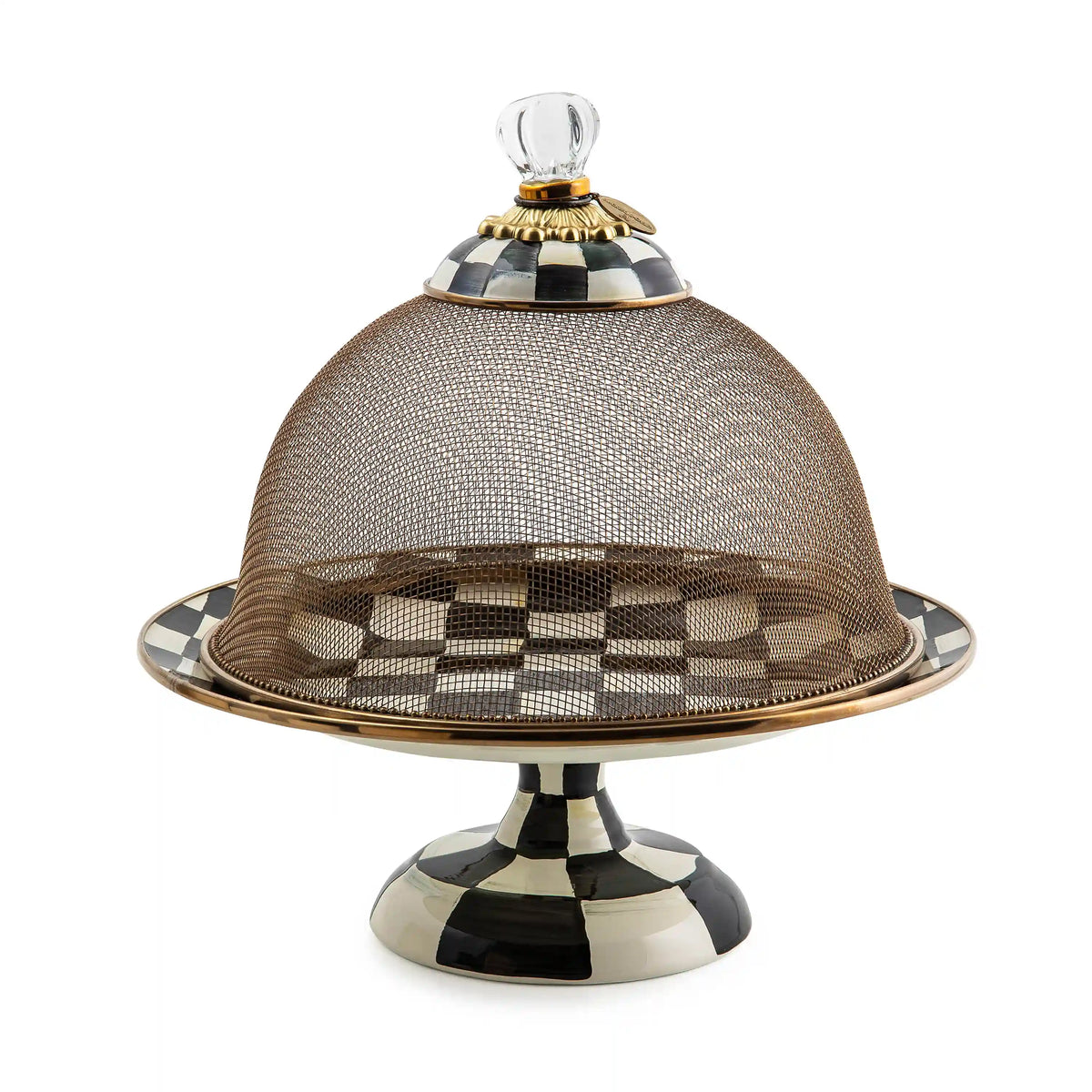 Courtly Check Large Mesh Dome
