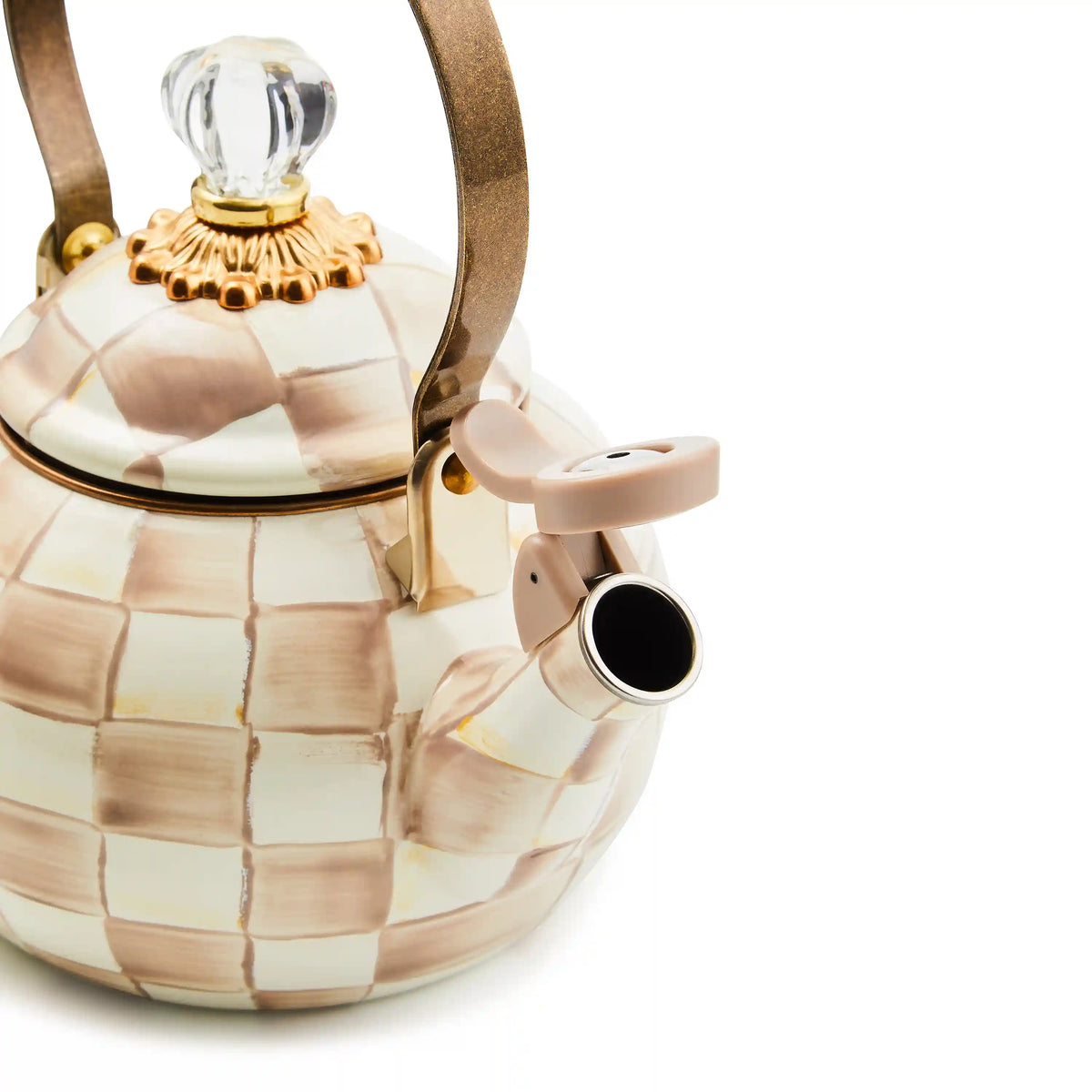 Rosy Check Whistling Tea Kettle