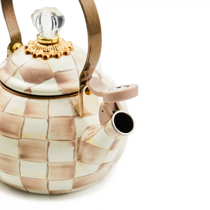 Rosy Check Whistling Tea Kettle