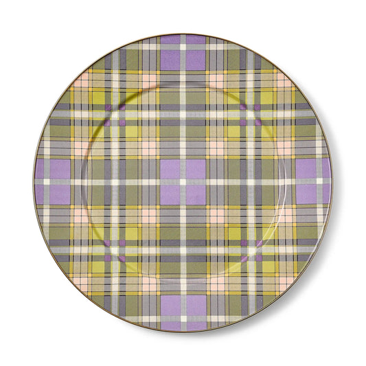 Tartan Black Serving Platter