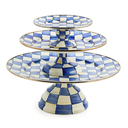 Rosy Check Large Pedestal Platter