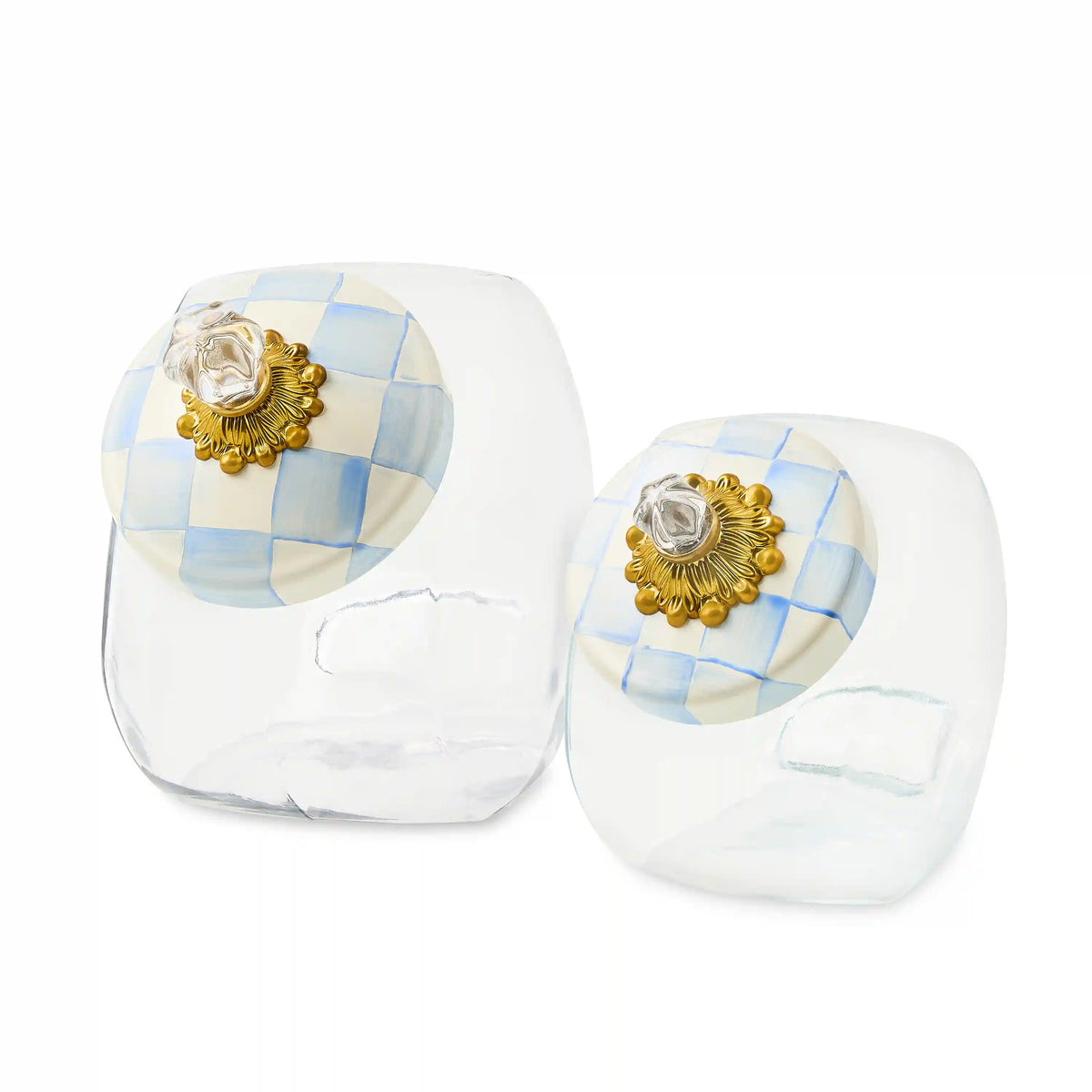 Sweets Jar with Mocha Check Lid