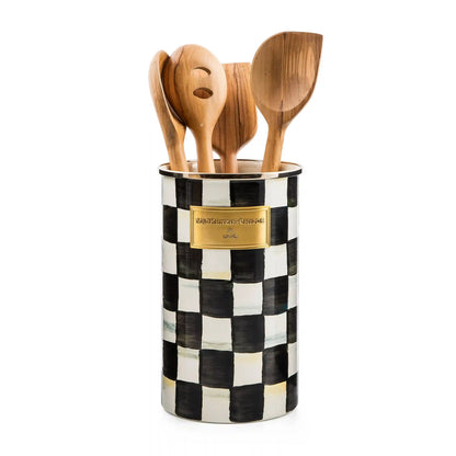 Sky Check Utensil Holder