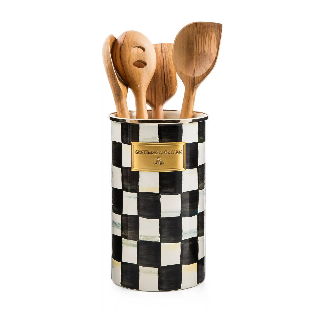 Rosy Check Utensil Holder