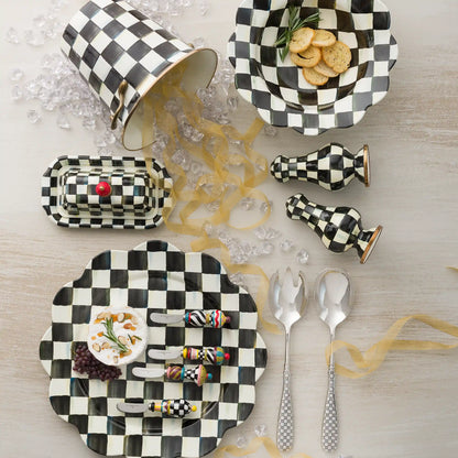 Violet Check Butter Box