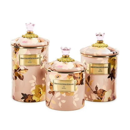 Wild Rose Mauve Large Canister