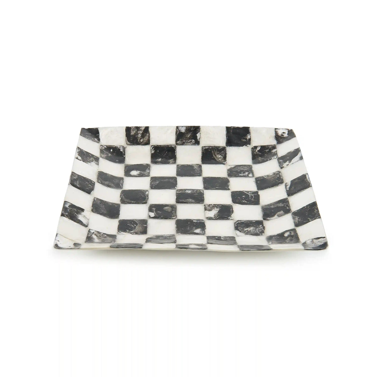 Rosy Check Capiz Catchall Tray
